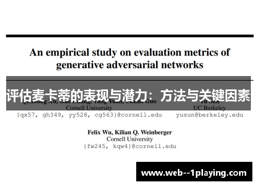 评估麦卡蒂的表现与潜力：方法与关键因素